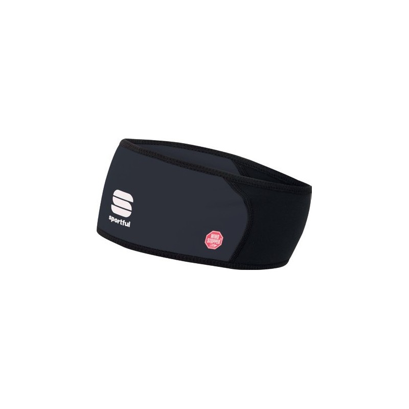 Sportful Windstopper Stirnband schwarz-anthrazit Sportful Windstopper Stirnband schwarz-anthrazit